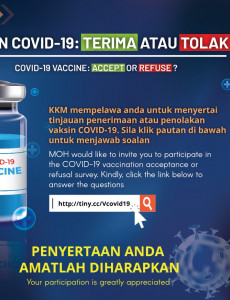 Vaksin COVID-19 : Terima Atau Tolak?